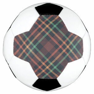 Classic Plaid Pattern Soccer Ball