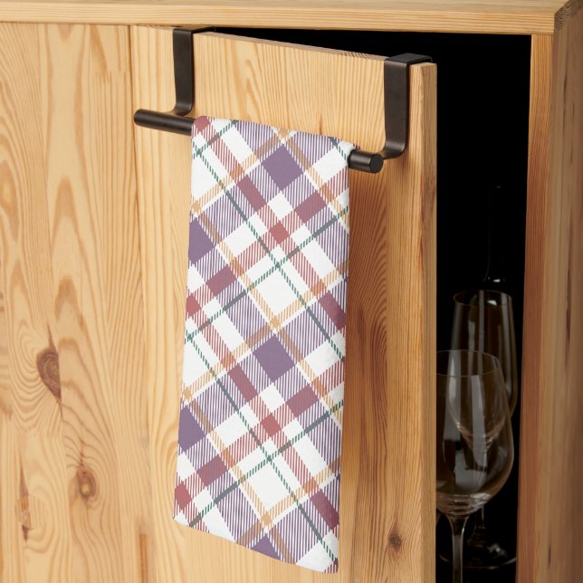 Classic Plaid Pattern Tea Towel (Thirds Fold)