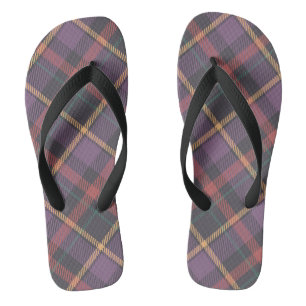 Classic Plaid Pattern Thongs