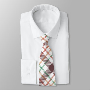 Classic Plaid Pattern Tie