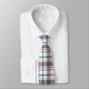 Classic Plaid Pattern Tie