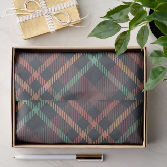 Classic Plaid Pattern Tissue Paper (Gift)