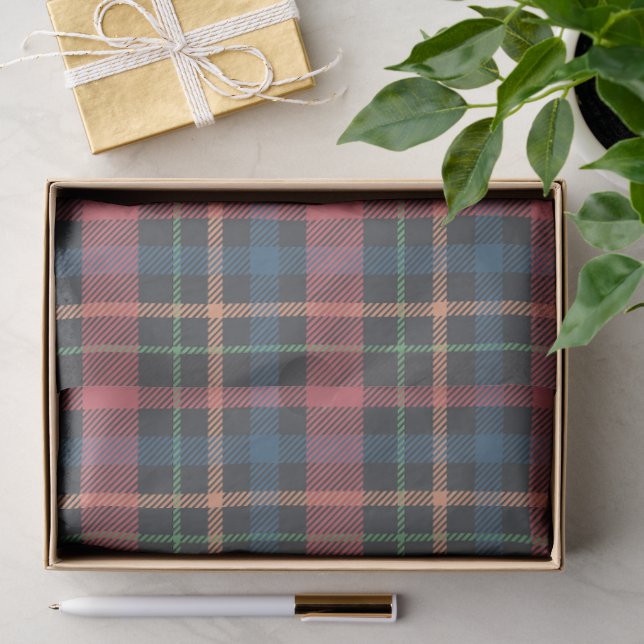 Classic Plaid Pattern Tissue Paper (Gift)