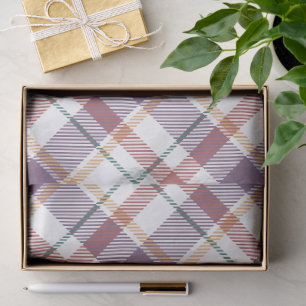 Classic Plaid Pattern Tissue Paper