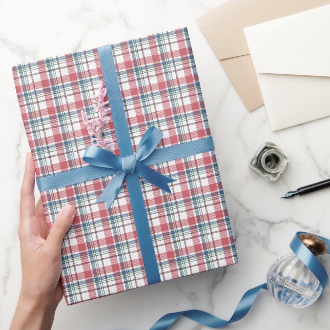 Classic Plaid Pattern Wrapping Paper (Gifting)