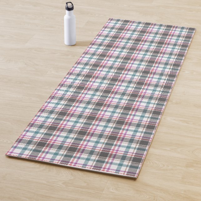 Classic Plaid Pattern Yoga Mat (In Situ)