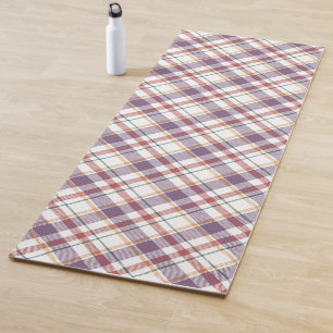 Classic Plaid Pattern Yoga Mat
