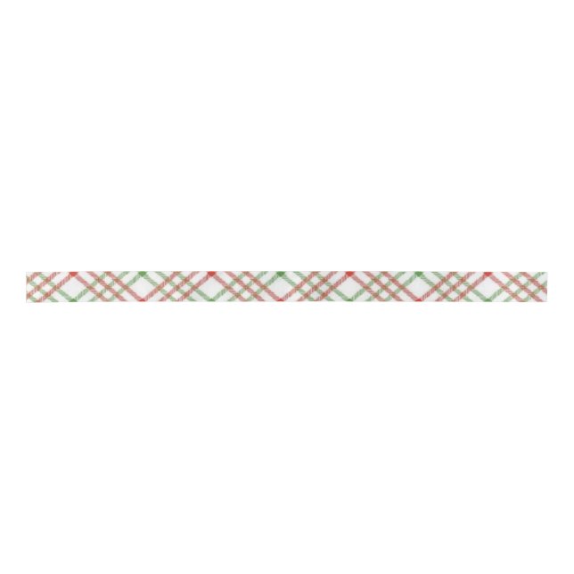 Classic Plaid Ribbon Satin Ribbon (Front)