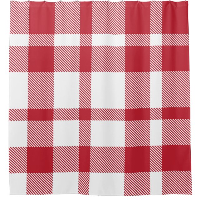 Classic Plaid Tartan Seamless Pattern. apparel, ar Shower Curtain (Front)