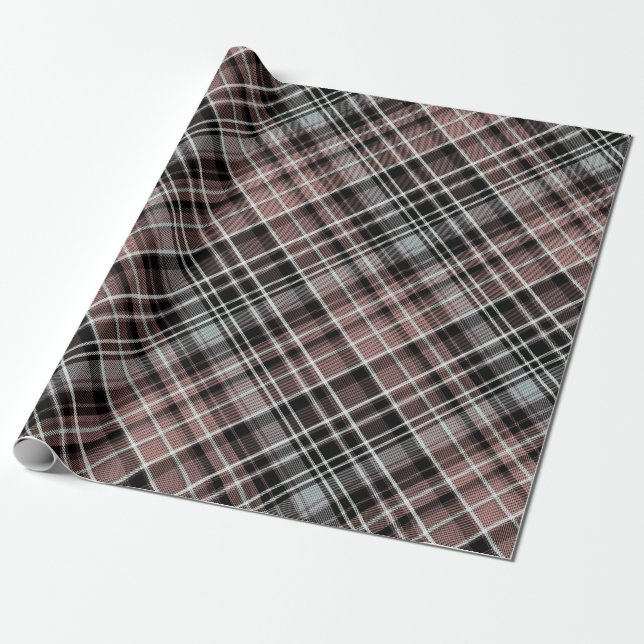 Classic Plaid Tartan  Wrapping Paper (Unrolled)