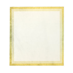 Classic Plain Yellow Boarder Photo frame Notepad