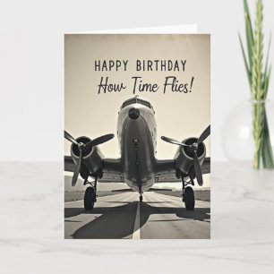 Classic Plane Birthday Card