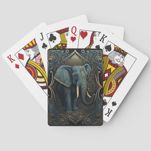 Classic Playing Cards elephant 2 (Back)