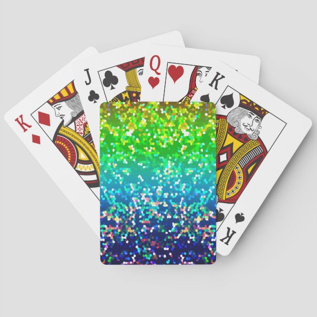 Classic Playing Cards Glitter Graphic Background (Back)
