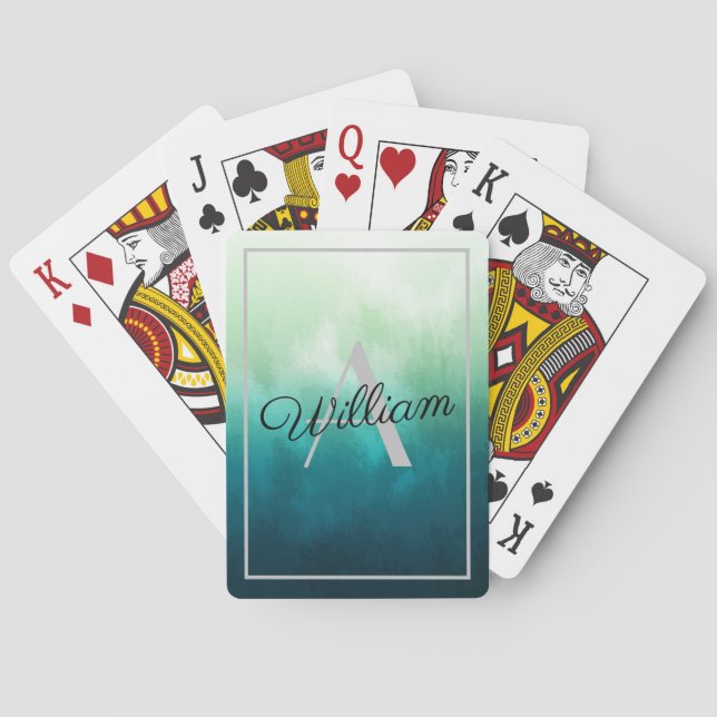 Classic Playing Cards - Ocean Spray Design (Back)