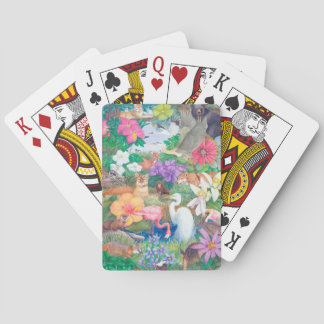 Classic Playing Cards with Tropical Design