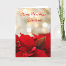 Classic  Poinsettia Romantic Christmas