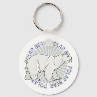 Classic Polar Bear Key Ring