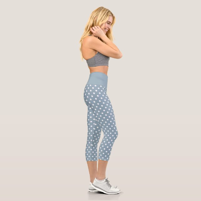Classic Polka Dot  Capri Leggings (Right)