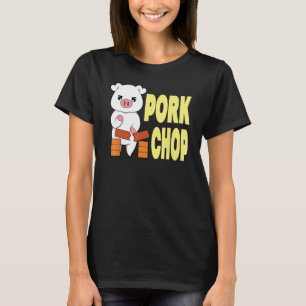 Classic Pork Chop Martial Arts Karate Chop T-Shirt