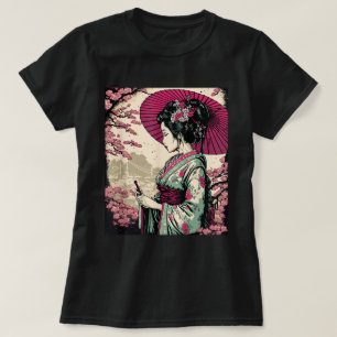 Classic Portrait Geisha Japanese T-Shirt
