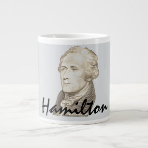 Classic Portrait of Alexander Hamilton Large Coffee Mug