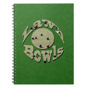 Classic Precision: Circular Lawn Bowls Logo Design Notebook