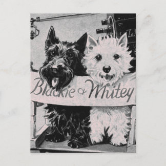 * Classic Pretty Poochies Pink Postcard *