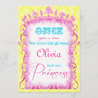 Classic Princess Party Invites