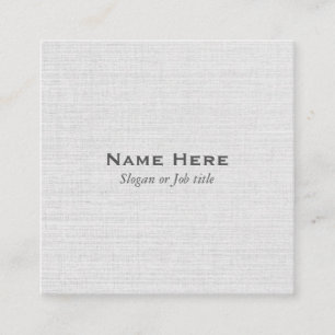 Classic Professional Grey Square Business Cards
