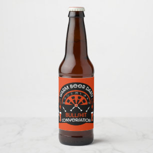 Classic Pub Darts Beer Bottle Label