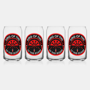 Classic Pub Darts Can Glass