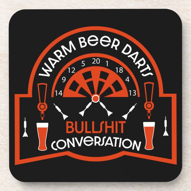 Classic Pub Darts Coaster (Front)