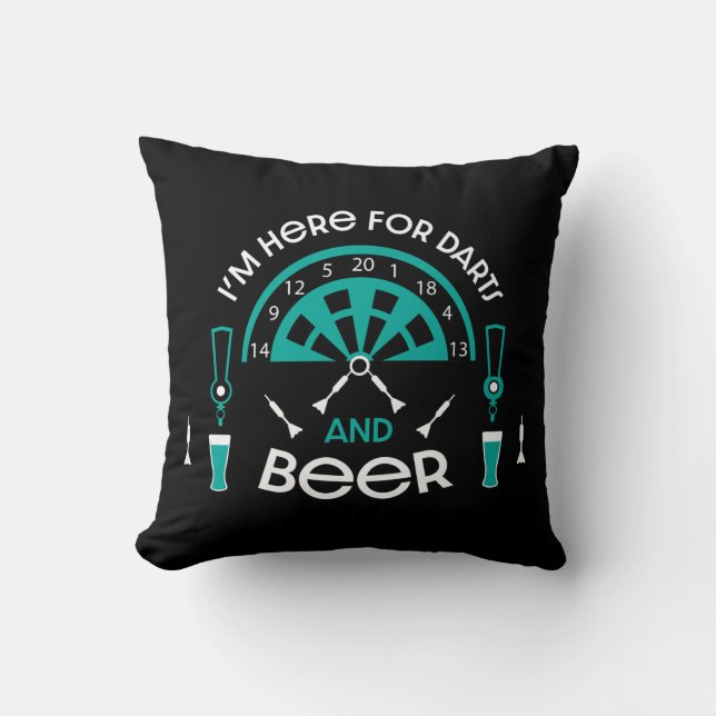 Classic Pub Darts Cushion (Front)