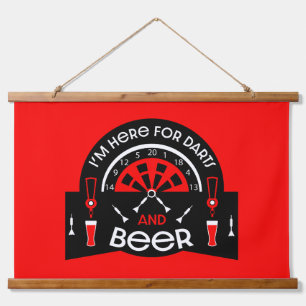Classic Pub Darts Hanging Tapestry