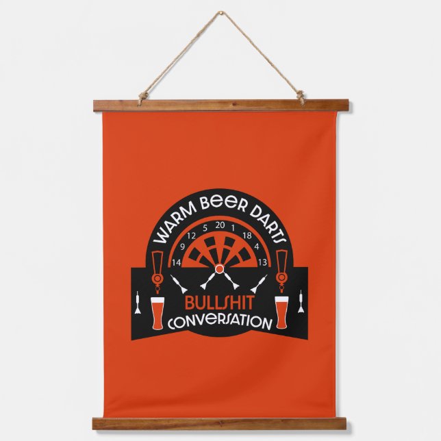 Classic Pub Darts Hanging Tapestry (Front)