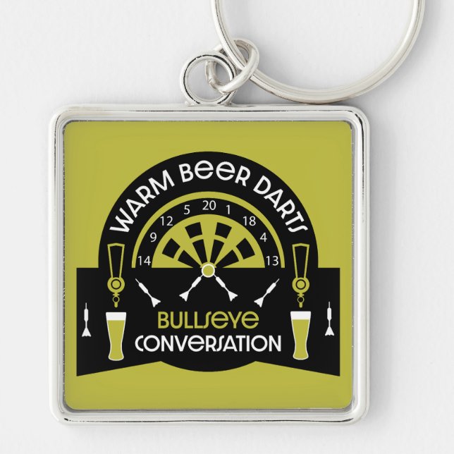 Classic Pub Darts Key Ring (Front)