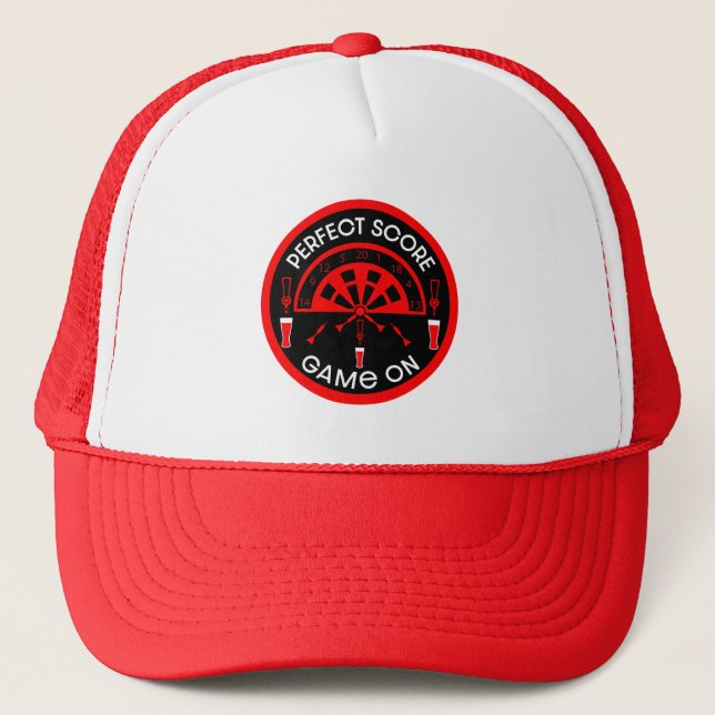Classic Pub Darts Trucker Hat (Front)