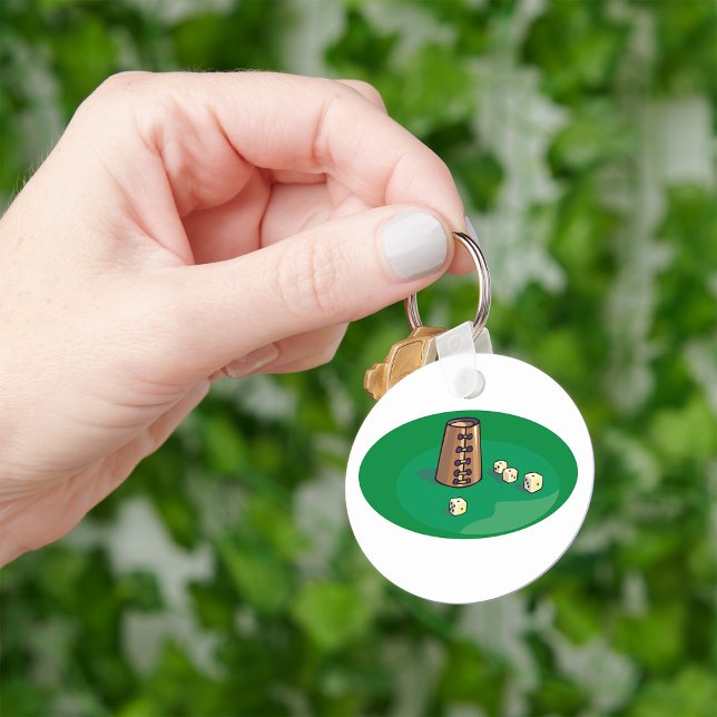 Classic Pub Dice Game Key Ring (Creator Uploaded)