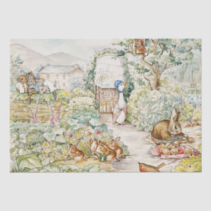 Classic Puddle duck in the forest Tissue Paper