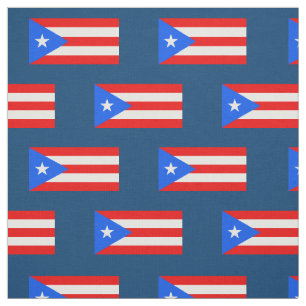 Classic Puerto Rican Flag Fabric
