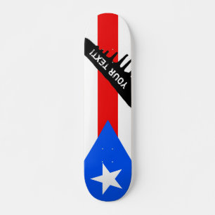 Classic Puerto Rican Flag Skateboard