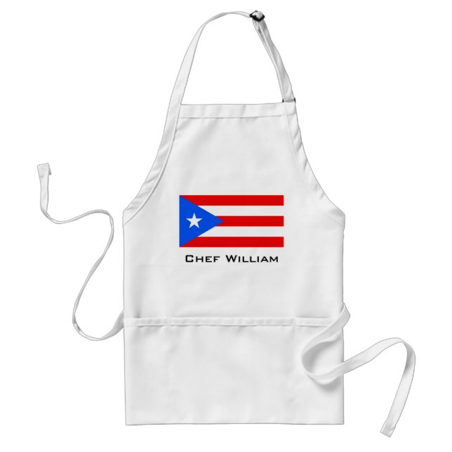 Classic Puerto Rican Flag Standard Apron (Front)