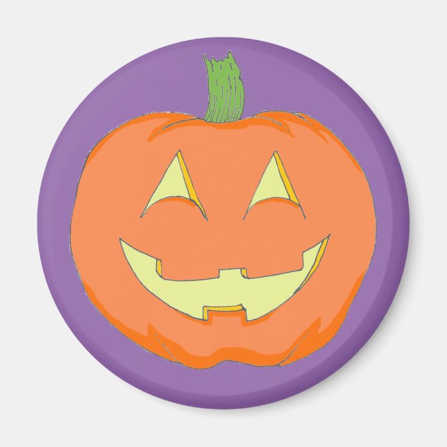 Classic Pumpkin Magnet (Front)