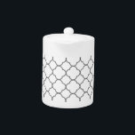 Classic Quatrefoil Pattern<br><div class="desc">Simple quatrefoil pattern in black and white.</div>