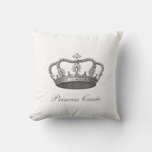 Classic Queen's Crown Cushion (Front)