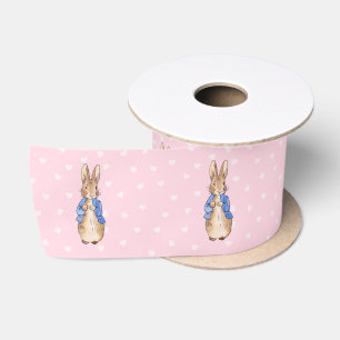 Classic rabbit blue jacket satin ribbon