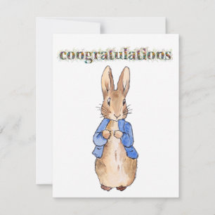 Classic rabbit Congratulations