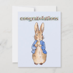 Classic rabbit Congratulations