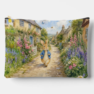 Classic Rabbit English Country town Accessory Pouch